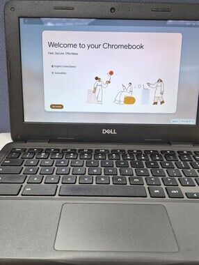 Touch Screen Dell Chromebook 11 - Black Chromebook Laptop,No Charger.